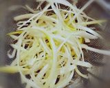 春が旬!茎わかめ白髪ネギ和え　免疫強化食作り方4写真