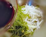春が旬!茎わかめ白髪ネギ和え　免疫強化食作り方5写真