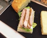 フォカッチャでパニーノ☆スモークチキン作り方17写真