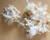 簡単♪和風豆腐ハンバーグ／はなびらたけ作り方1写真