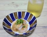 海老の梅肉餡掛け作り方2写真