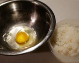 子供の頃から食べてた卵おにぎり作り方1写真