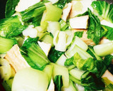 簡単！厚揚げとチンゲン菜の煮物作り方6写真