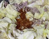 簡単メイン！豚ひき肉とキャベツの甘辛炒め作り方3写真