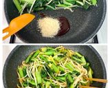 旨辛い♪小松菜ともやしのコチュジャン炒め作り方3写真