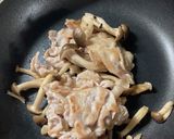 【お弁当】ポン酢で豚肉としめじの生姜焼き作り方1写真