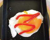 簡単朝食お弁当♪卵焼き器でハム卵トースト作り方2写真