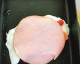 簡単朝食お弁当♪卵焼き器でハム卵トースト作り方3写真