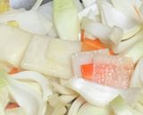 姜葱醤で【簡単】八宝菜風あんかけの味付け作り方2写真