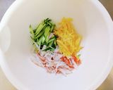 しらたき胡瓜カニカマ卵で冷やし中華の味。作り方6写真