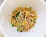 しらたき胡瓜カニカマ卵で冷やし中華の味。作り方8写真