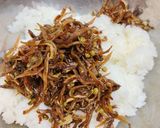 いかなごの釘煮で焼きおにぎり作り方1写真