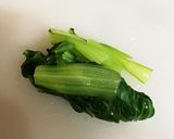 副菜★チンゲン菜のわさびマリネ作り方1写真