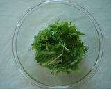 塩もみ水菜のシャキ～♪和え作り方2写真
