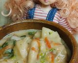 リカちゃん♡ホワイトシチュー(里芋)作り方26写真