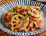 食材2つで超絶品！豚バラれんこん作り方24写真