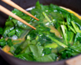 ほうれん草のふわふわたまご炒め作り方6写真