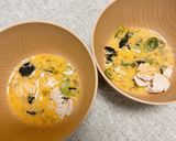 熱湯いれるだけたまごワカメ胡麻中華スープ作り方3写真