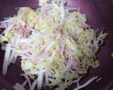 ハムと白菜のスープスパゲティ作り方2写真