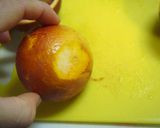 鮮やか！ブラッドオレンジ寒天♪皮を器に作り方1写真