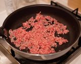 豚ひき肉の味噌そぼろ！丼作り方1写真