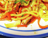 酒蒸しでふっくら！ 我が家の焼きそば作り方7写真