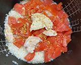 離乳食後期から　炊飯器でチキンライス作り方3写真