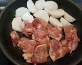 かぶともも肉の甘辛オイスター炒め作り方3写真