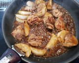かぶともも肉の甘辛オイスター炒め作り方5写真