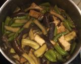 厚揚げと茄子とスナップエンドウのポン酢煮作り方6写真
