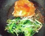 鶏の照り焼き(三つ葉を添えて)作り方7写真