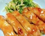 鶏の照り焼き(三つ葉を添えて)作り方8写真