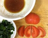 ゆず香る♪トマトのわかめドレッシングがけ作り方1写真