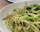 アスパラと塩こんぶのパスタ作り方4写真