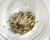 レンチン☆しめじと舞茸のごま和え作り方2写真