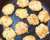 残りご飯で☆納豆とネギのTKGお焼き作り方3写真
