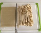 豆腐干の棒々鶏サラダ作り方1写真
