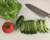 豆腐干の棒々鶏サラダ作り方3写真