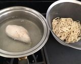 豆腐干の棒々鶏サラダ作り方2写真