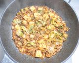 白菜でかさ増し麻婆豆腐作り方8写真