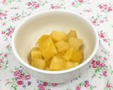 離乳食☆さつまいもとりんごの甘煮作り方8写真