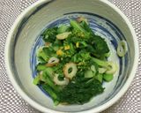 菜の花とちくわの辛子和え作り方5写真