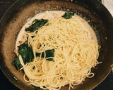 鮭の濃厚クリームパスタ作り方10写真
