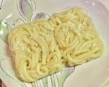 白菜と豚バラ肉の焼きうどん・醤油の香りで作り方3写真