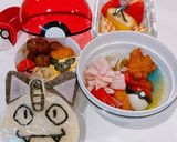 ポケモン☆キャラ弁★モンスターボール作り方5写真