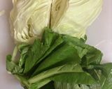 副菜★キャベツと青菜のコンソメスープ作り方1写真