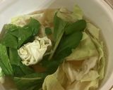 副菜★キャベツと青菜のコンソメスープ作り方3写真