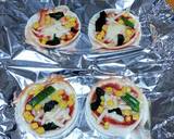 餃子の皮でひとくちピザ作り方3写真