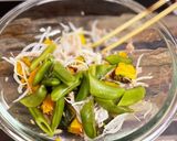 カボチャとスナップえんどうのツナサラダ作り方5写真