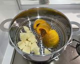 かぼちゃとエビのクリームパスタ作り方2写真
